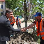 დაბა ურეკში საგზაო ინფრასტრუქტურის მოწყობის სამუშაოები აქტიურად მიმდინარეობს