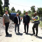 დაბა ურეკში წერეთლის ქუჩის რეაბილიტაცია მიმდინარეობს
