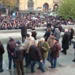 რუსთაველის მეტროს მიმდებარედ Eagle Hills-ის ინვესტიცია გააპროტესტეს